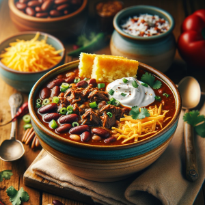 Bean & Beef Slow-Cooked Chili Recipe